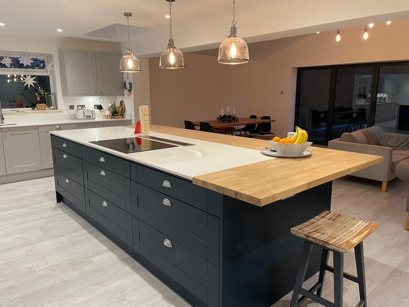 Kitchen Extensions Square - Maldon Kitchens Designed & Fitted By Essex Building Company Gage Projects Ltd